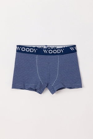 Woody jongens short, duo pak BLAUW