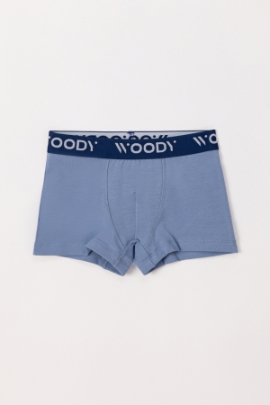 Woody jongens short, duo pak BLAUW