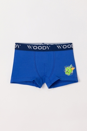 Woody jongens short, Dino BLAUW