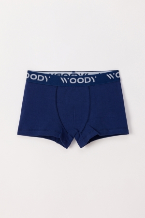 Woody jongens short, Dino BLAUW
