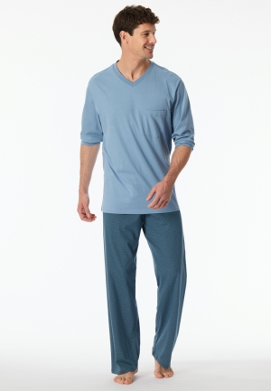 Pyjama Comfort Essentials GRIJSBLAUW