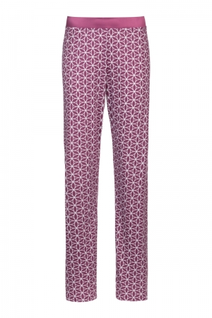 Modern Mosaic lange broek ELDERBERRY