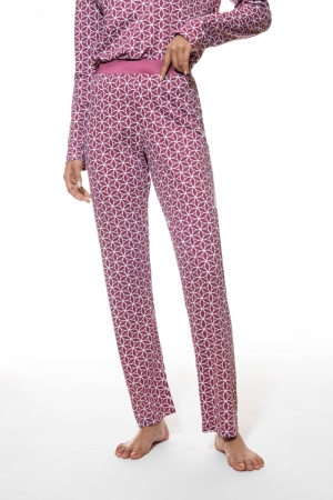 Modern Mosaic lange broek ELDERBERRY