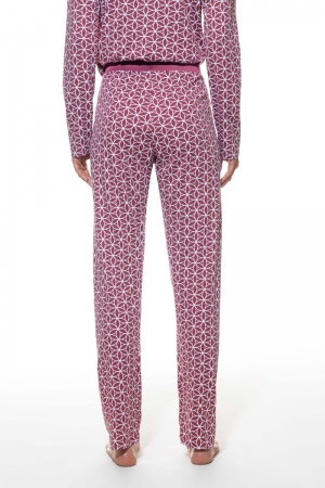 Modern Mosaic lange broek ELDERBERRY