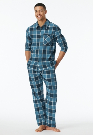 Pyjama Premium Warning JEANSBLAUW