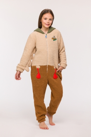 Woody unisex onesie animal BEIGE