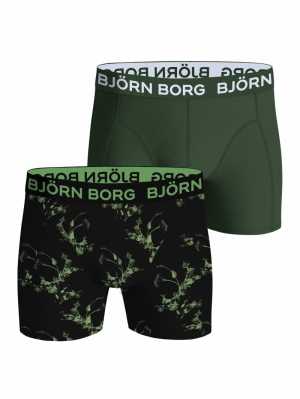 Cotton Stretch Boxer 2-pack GROEN