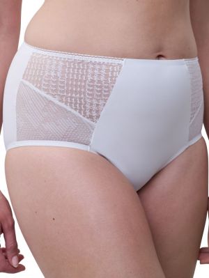 Intrigue hoge taille slip WIT