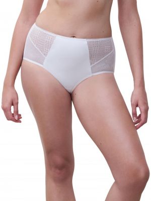 Intrigue hoge taille slip WIT