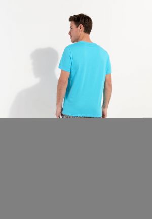 Pyjama met short Buddy TURQUOISE