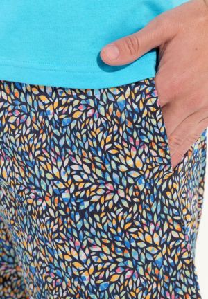 Pyjama met short Buddy TURQUOISE