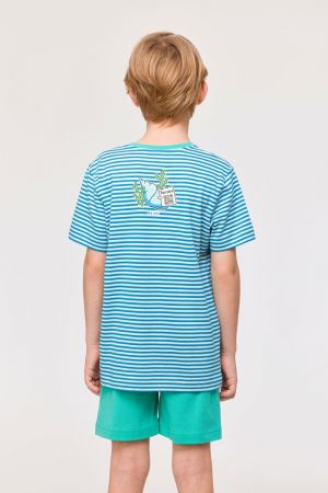 Jongenspyjama Hermien TURQUOISE