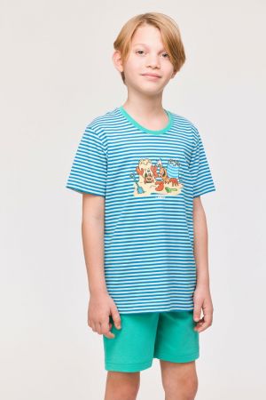 Jongenspyjama Hermien TURQUOISE