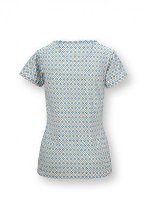 Tilly shirt korte mouw BLAUW