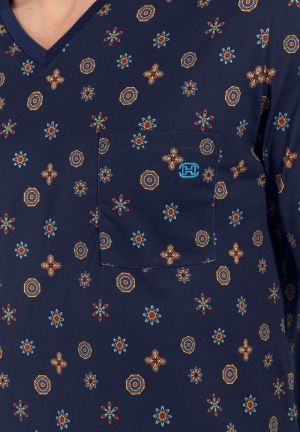 Pyjama lang Mandala NAVY PRINT
