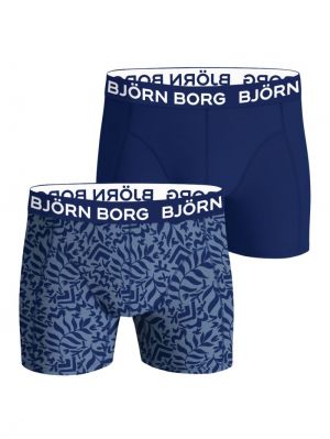 Bamboo Cotton Blend Boxer 2P NAVY