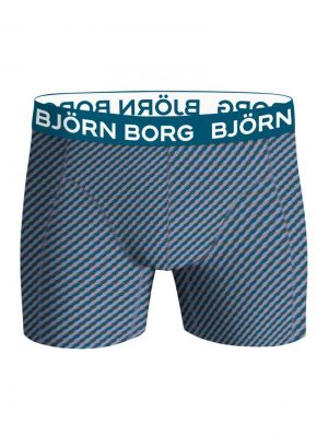 Cotton Stretch Boxer 3P BLAUW