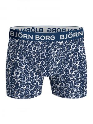 Cotton Stretch Boxer 3P BLAUW