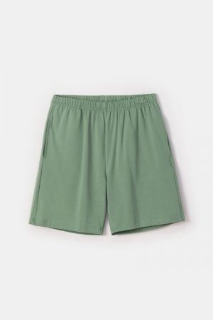 Herenpyjama, gestreept KAKI