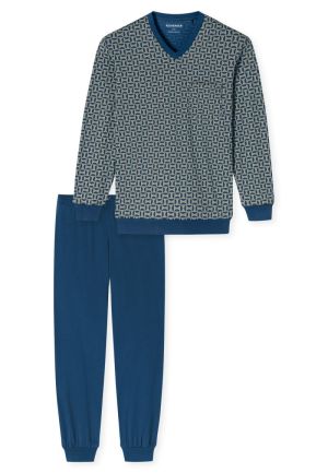 Lange pyjama Comfort Nightwear OCEAN BLUE