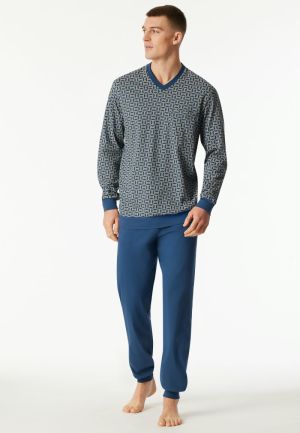 Lange pyjama Comfort Nightwear OCEAN BLUE