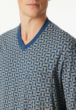 Lange pyjama Comfort Nightwear OCEAN BLUE