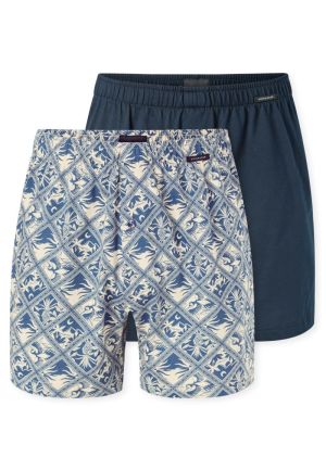 Boxershorts 2-pack DONKERBLAUW