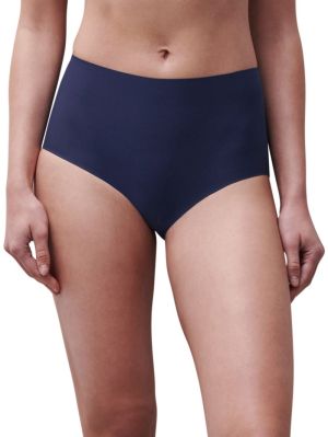 Soft stretch high waist briefs MARINE BLUE