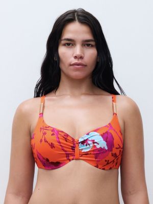 Icon bikinitop PAINTED FLOWERS