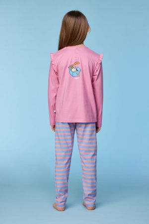 Meisjespyjama Kat Kuki ROZE
