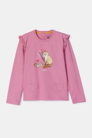 Meisjespyjama Kat Kuki ROZE