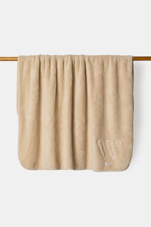Plaid fleece BEIGE