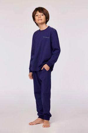Jongenspyjama Dream big DONKERBLAUW