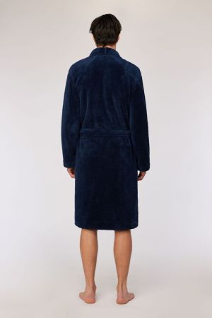 Heren kamerjas fleece BLACK IRIS