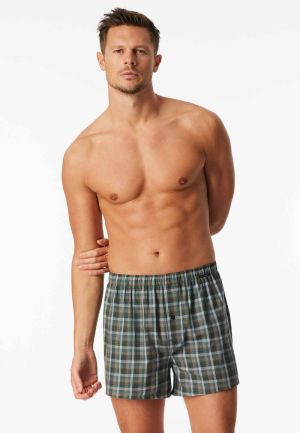 Boxershorts 2-pack GROEN-BLAUW