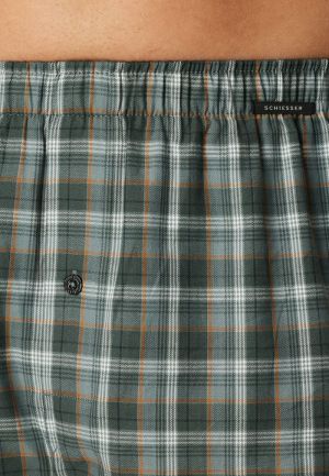 Boxershorts 2-pack GROEN-BLAUW