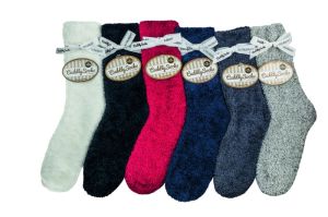 SMOOTH cuddly socks OFF-WHITE