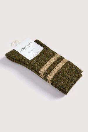 Chausettes Fantaisies KAKI CHINE