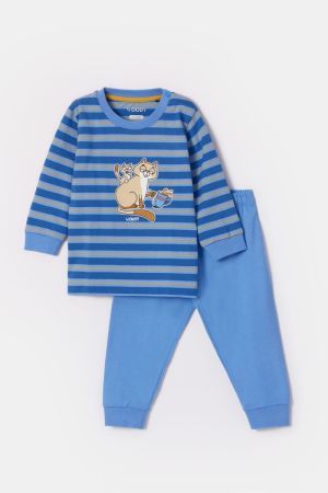 Babypyjama Kat BLAUW