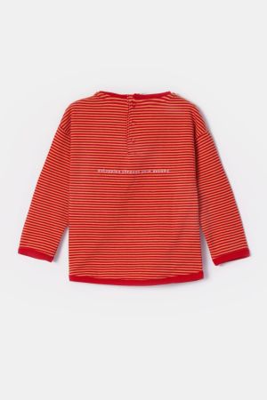 Babypyjama Nighttime Hero ROOD-ORANJE