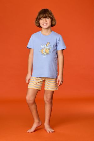 Jongenspyjama tijger BLAUW