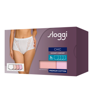 Sloggi Chic Maxi 4-pack SOFT PINK