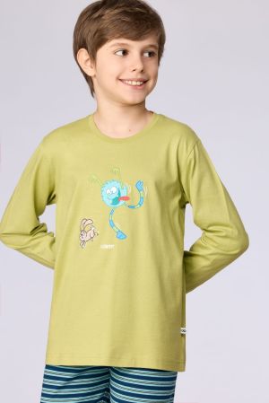 Pyjama Alien GROEN