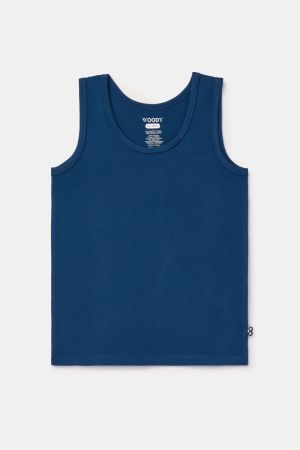 Jongens singlet NAVY BLUE