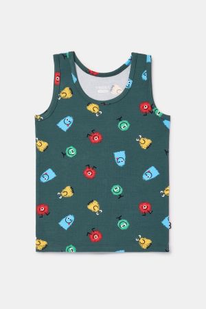 Jongens singlet GROEN