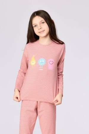 Meisjespyjama Aliens ROZE
