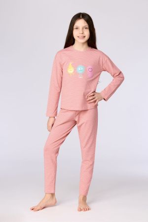 Meisjespyjama Aliens ROZE
