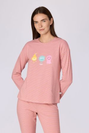 Damespyjama Aliens ROZE