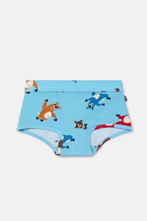 Meisjes short, duo pak BLAUW