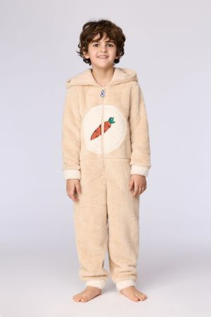 Onesie konijn BEIGE